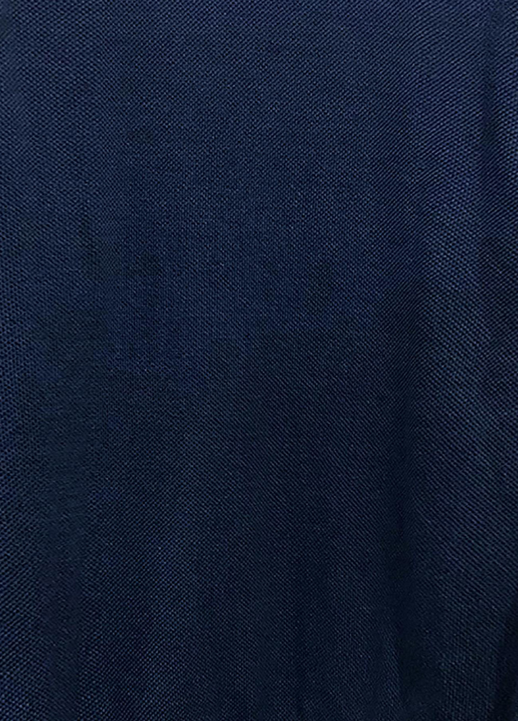 Світшот H&M - Прямий крій однотонний темно-синій кежуал бавовна - (199799437)