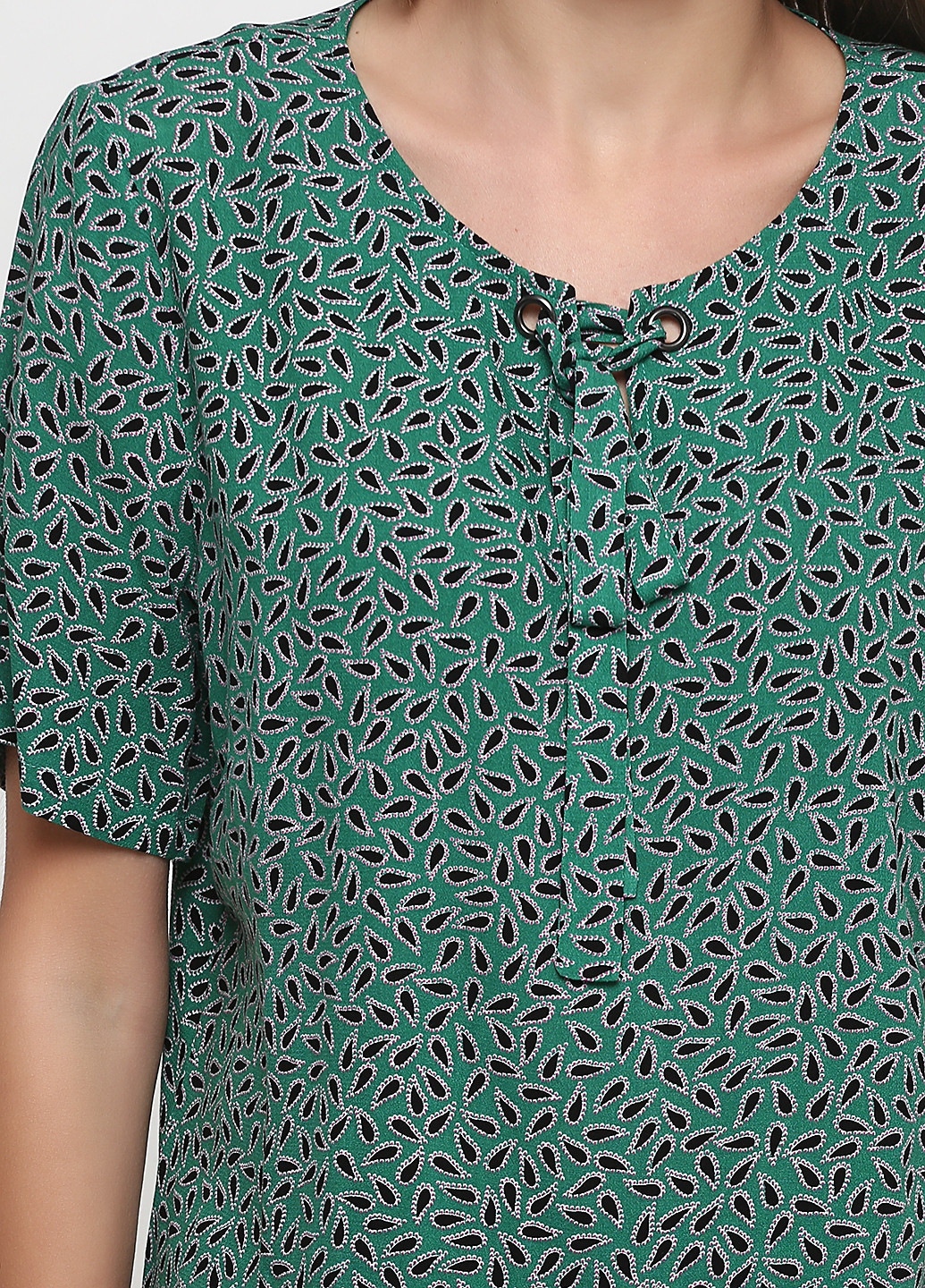 Зеленая летняя блуза BRANDTEX COPENHAGEN