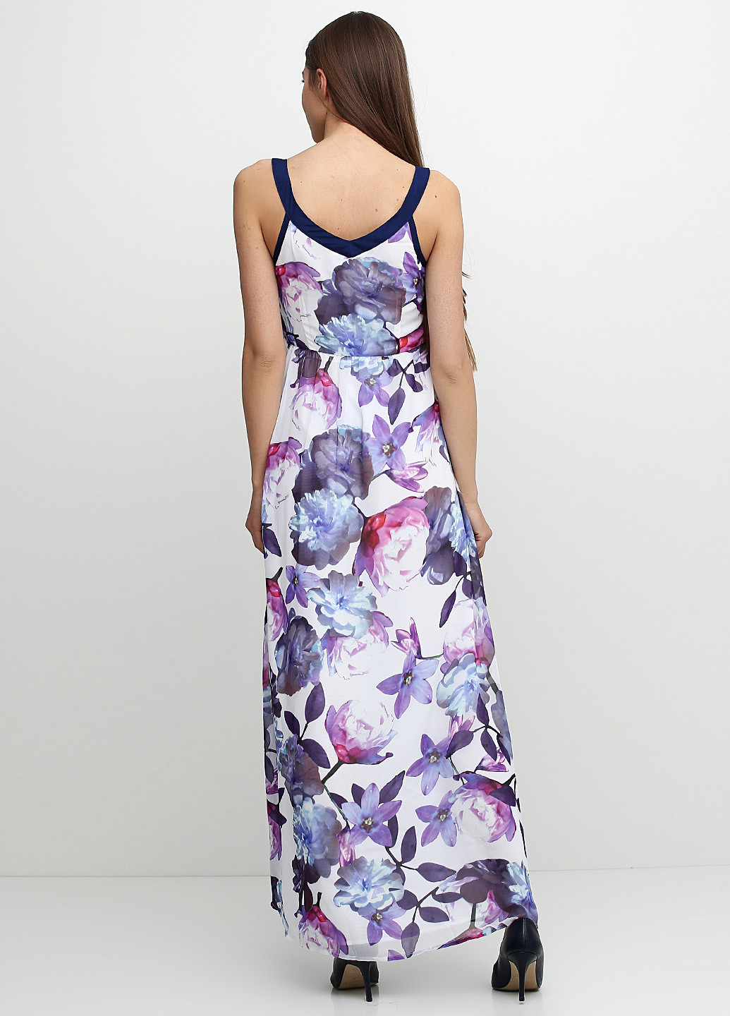 Комбинированное кэжуал платье Uttam Boutique с цветочным принтом