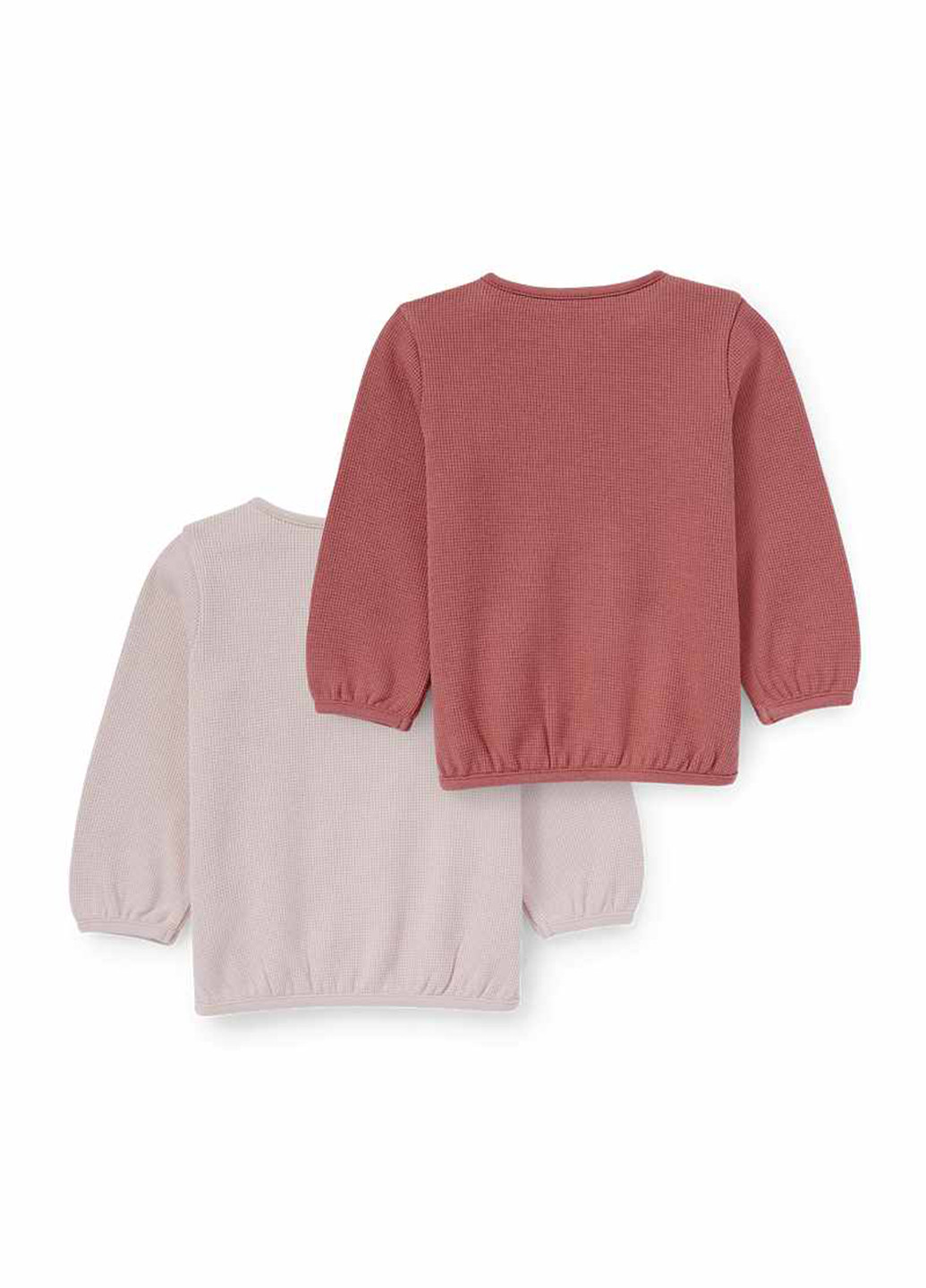 C&A свитшот (2 шт.) однотонный комбинированный кэжуал хлопок