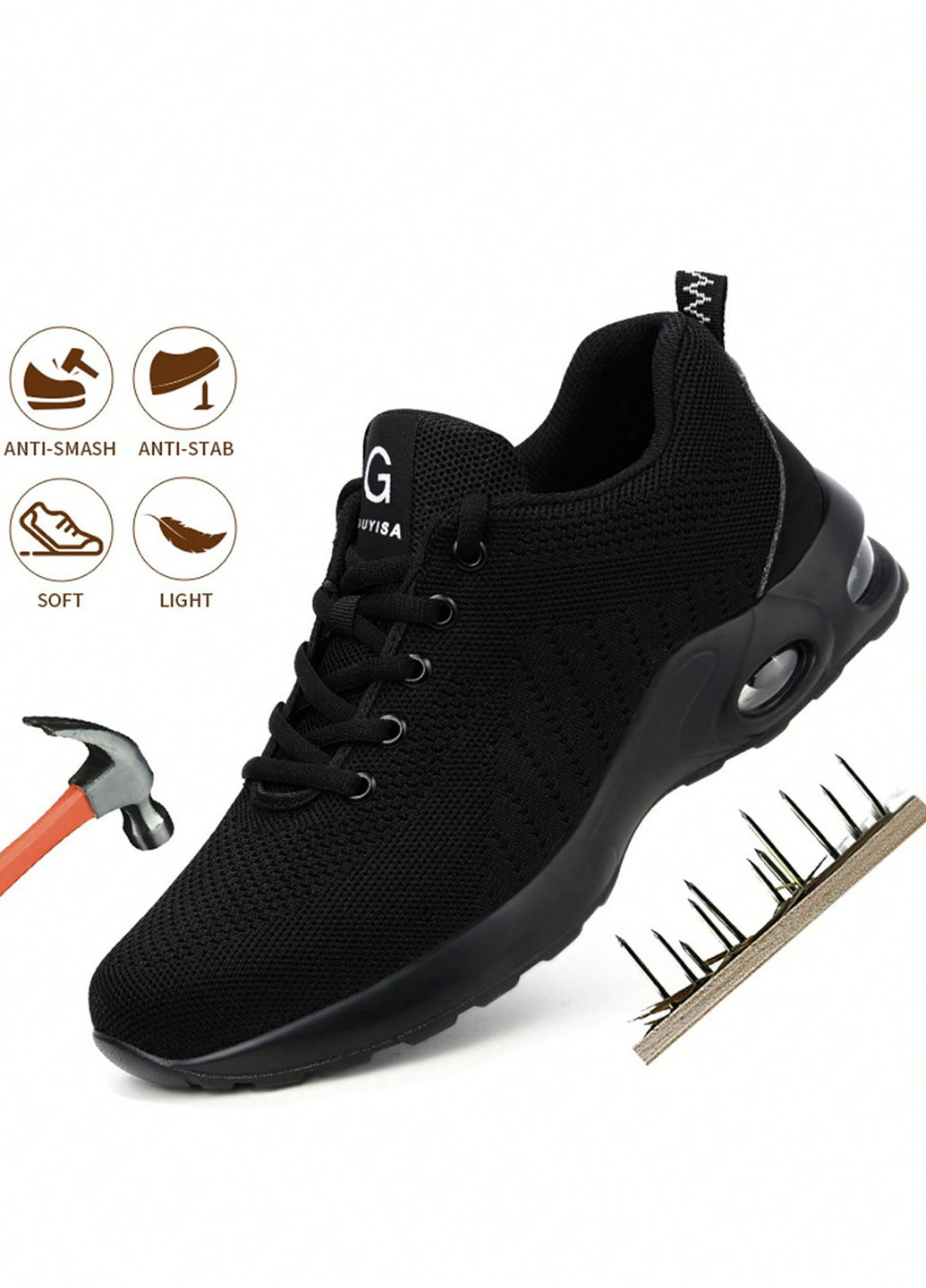 Черные демисезонные кроссовки SHEIN