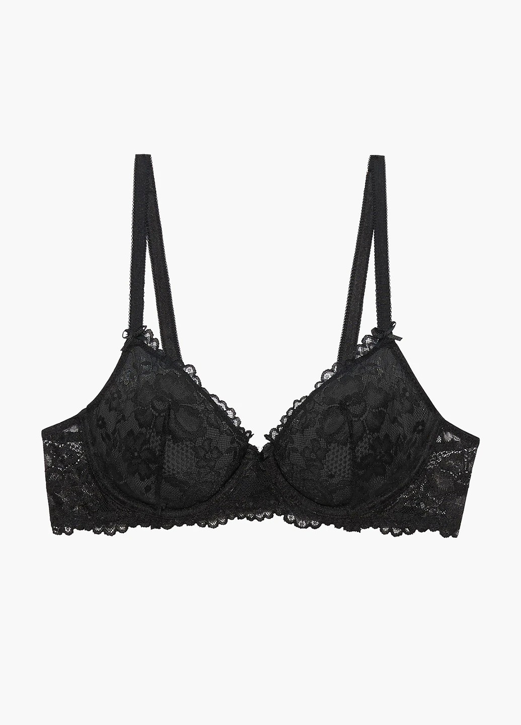Чорний бюстгальтер Savage X Fenty з кісточками поліамід