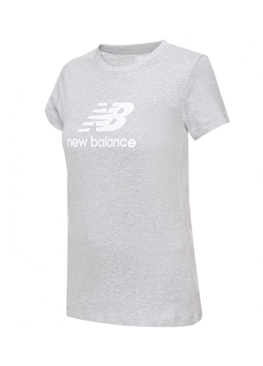 Серая летняя футболка New Balance