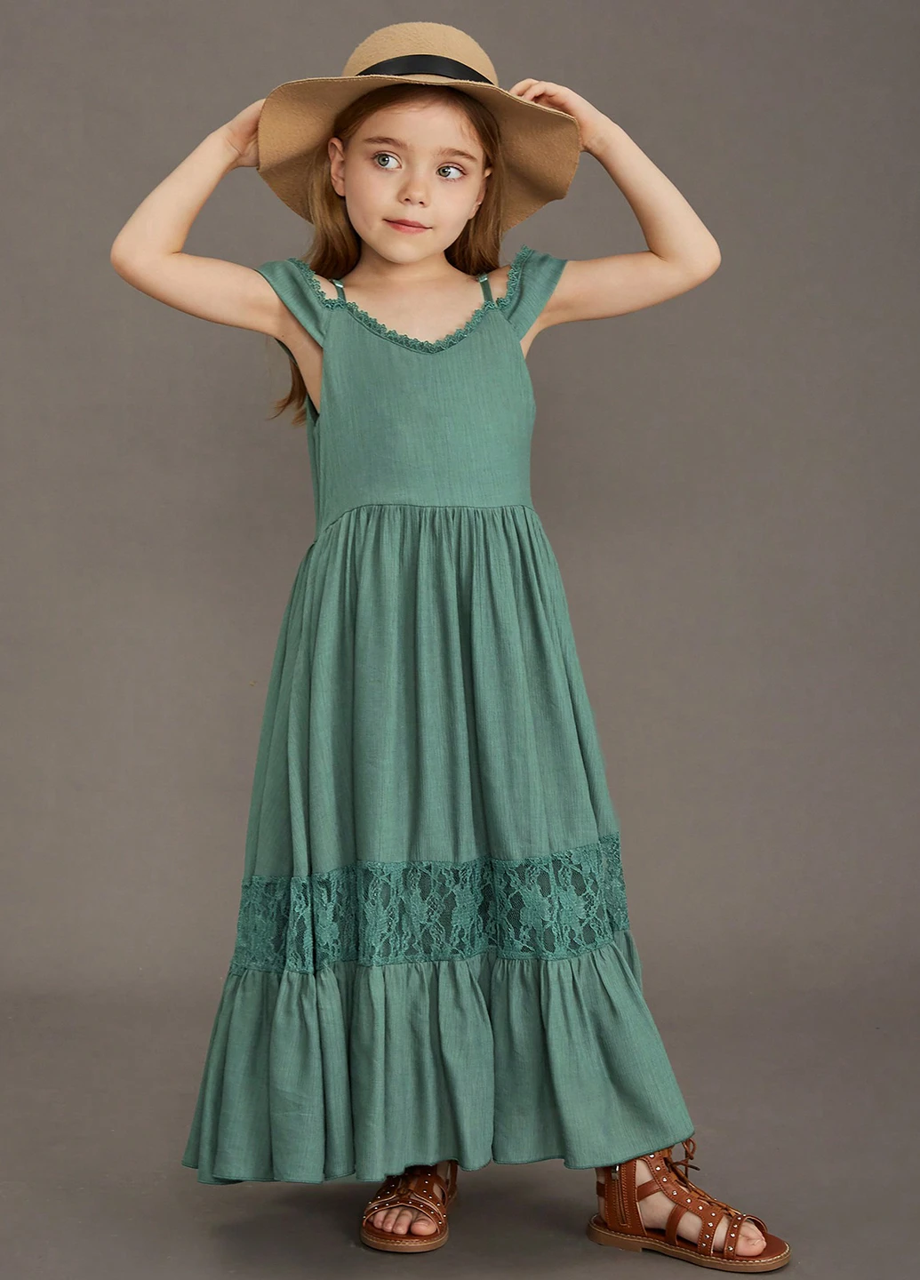 Зелена сукня SHEIN (367004580)