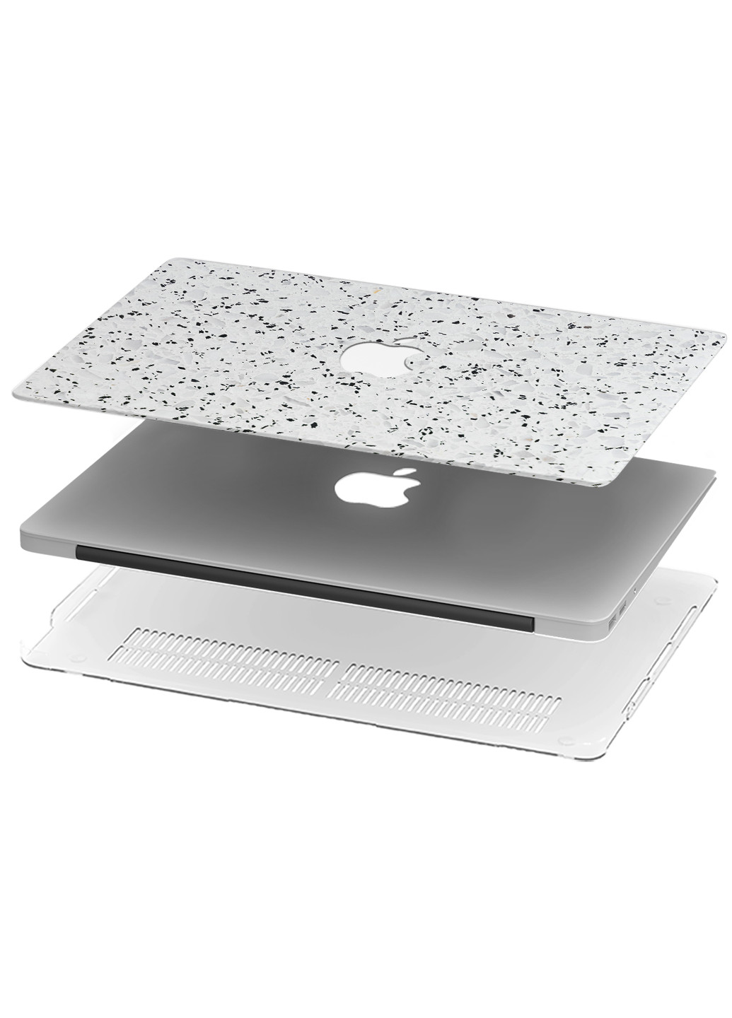 Чехол пластиковый для Apple MacBook Pro 13 A1278 Битый мрамор (Broken marble) (6347-2355) MobiPrint (218867407)