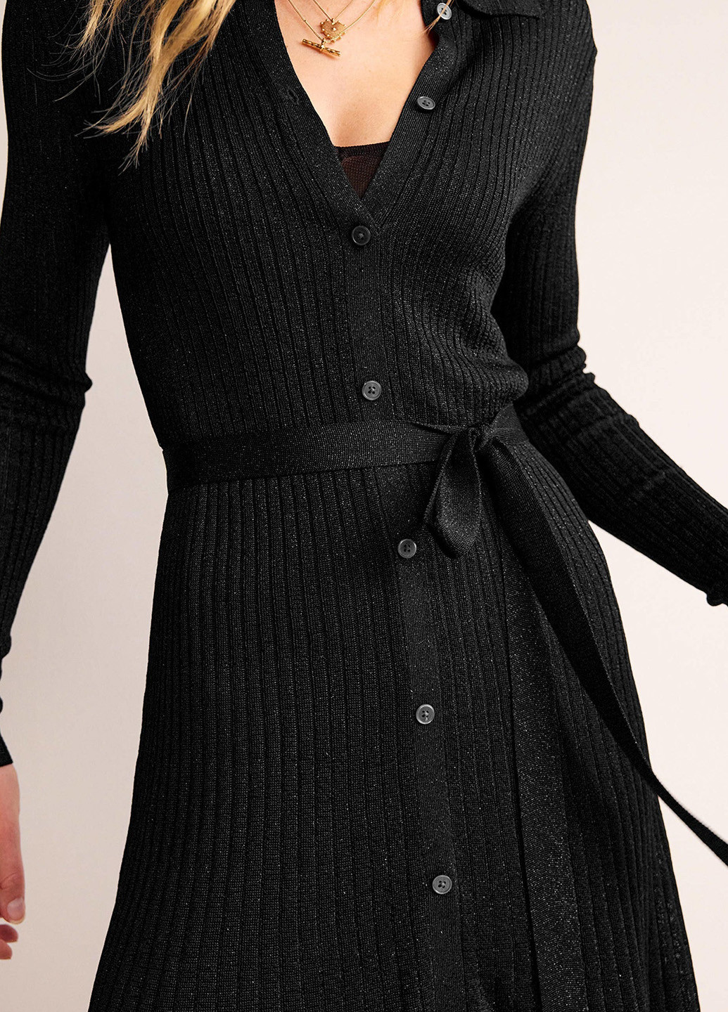 Чорна кежуал сукня Boden однотонна