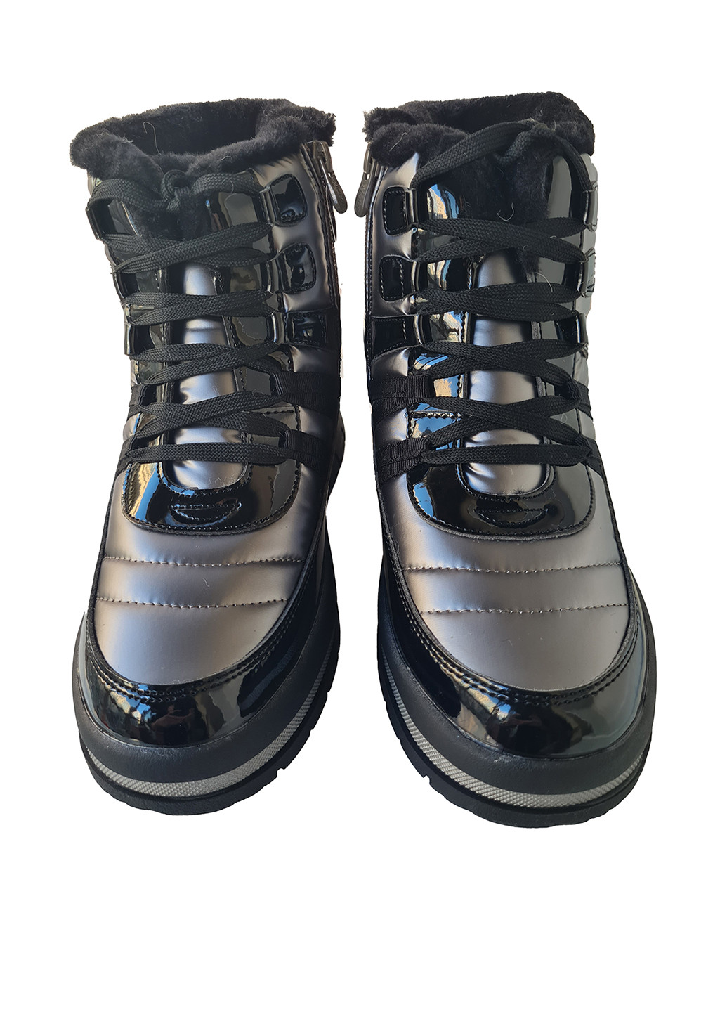 Темно-серые кэжуал зимние ботинки Weestep