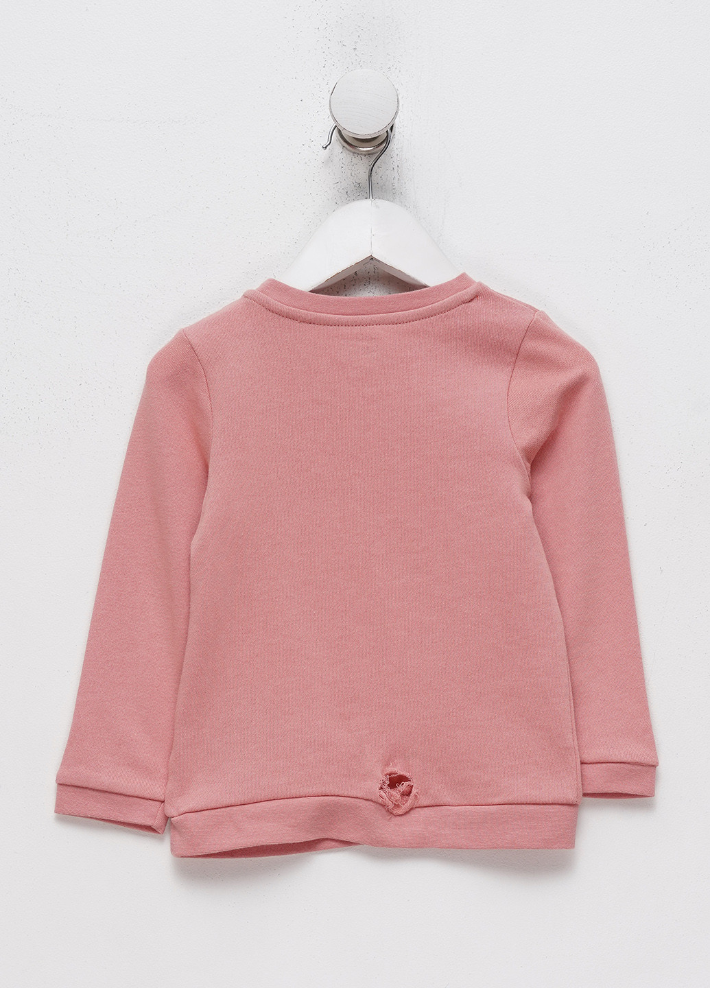 C&A світшот персонажі світло-рожевий кежуал двунитка з начосом, бавовна