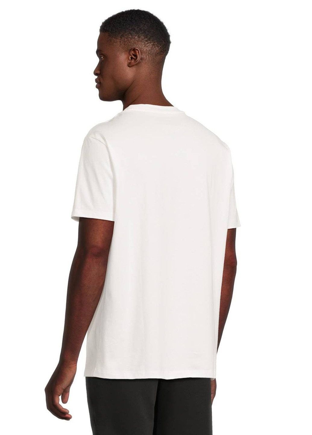 Молочная футболка Armani Exchange