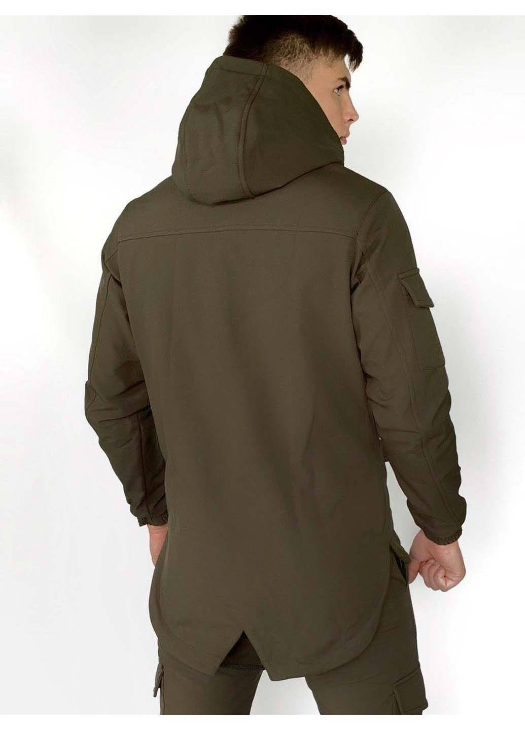 Оливкова (хакі) демісезонна куртка Intruder