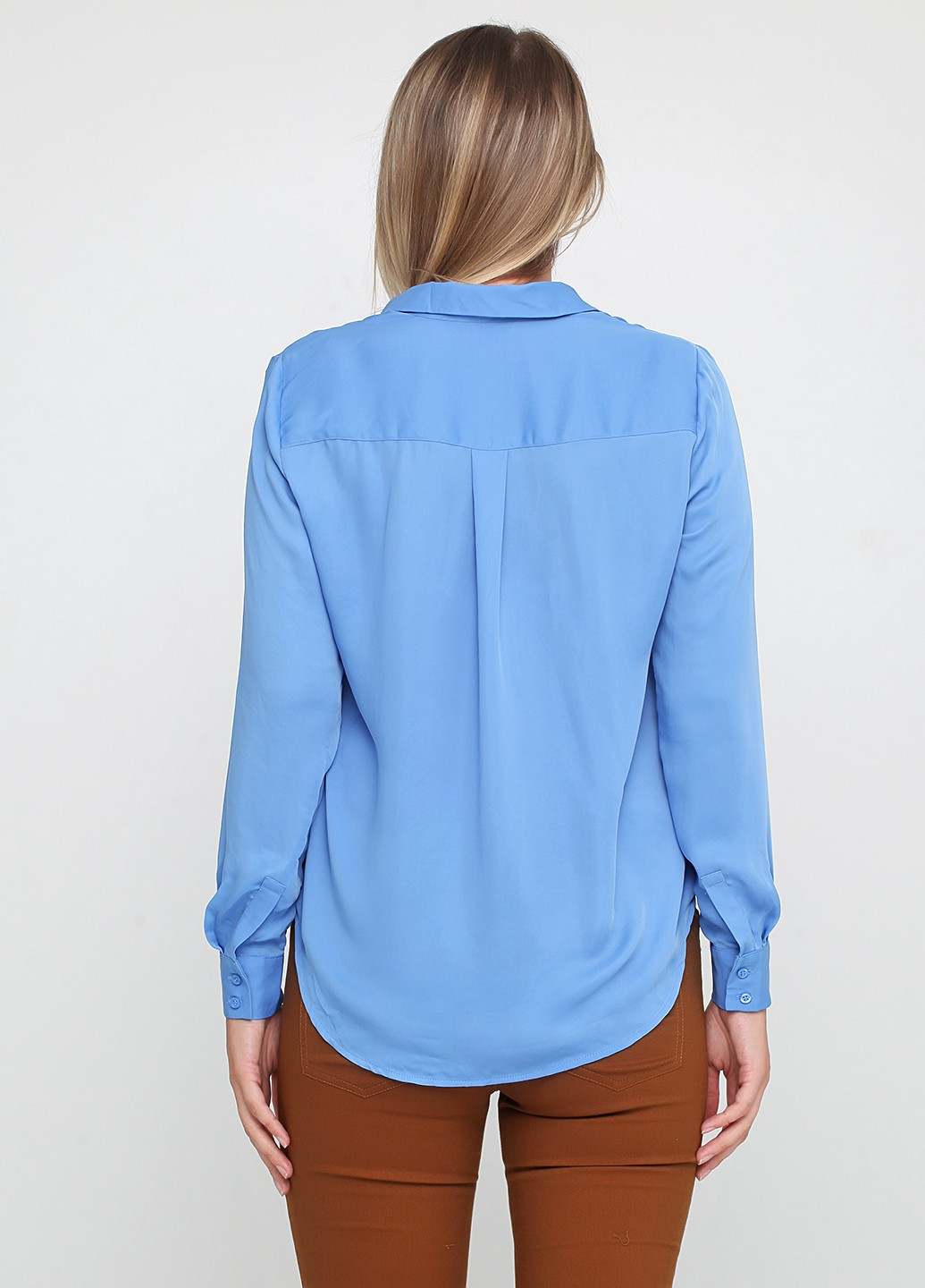 Голубая демисезонная блузка H&M
