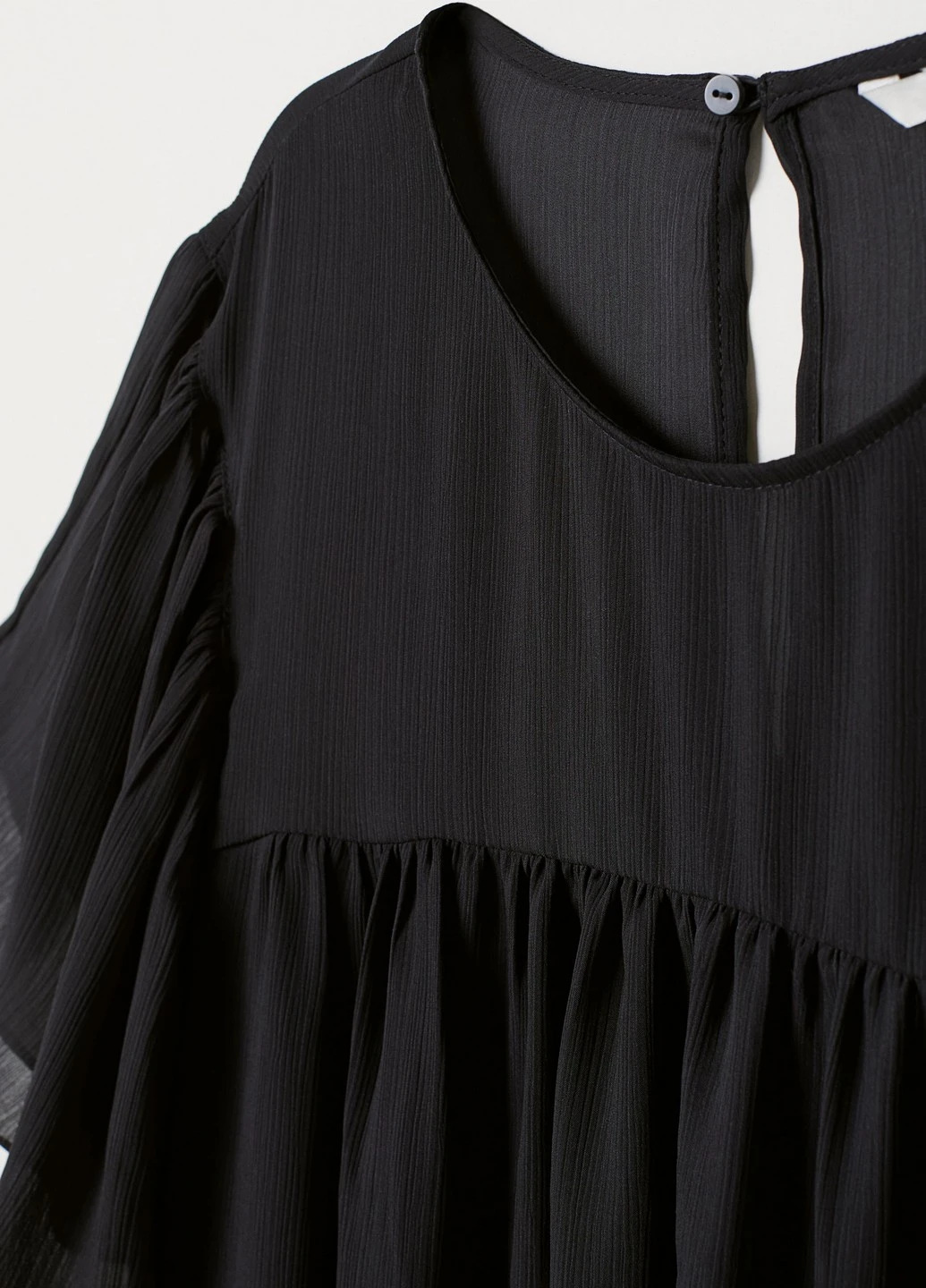 Чёрная блузка H&M
