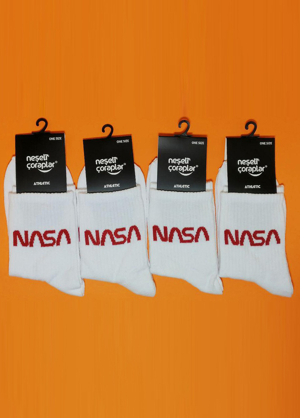 Шкарпетки Neseli Athletic NASA Наса LOMM высокие (211942666)
