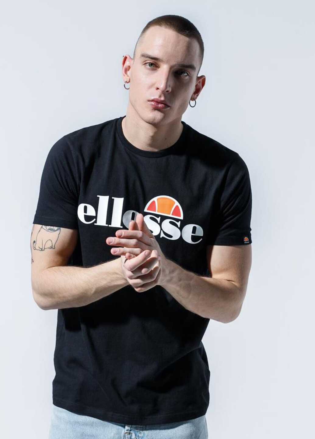 Чорна футболка shc07405-011 Ellesse SL Prado Tee