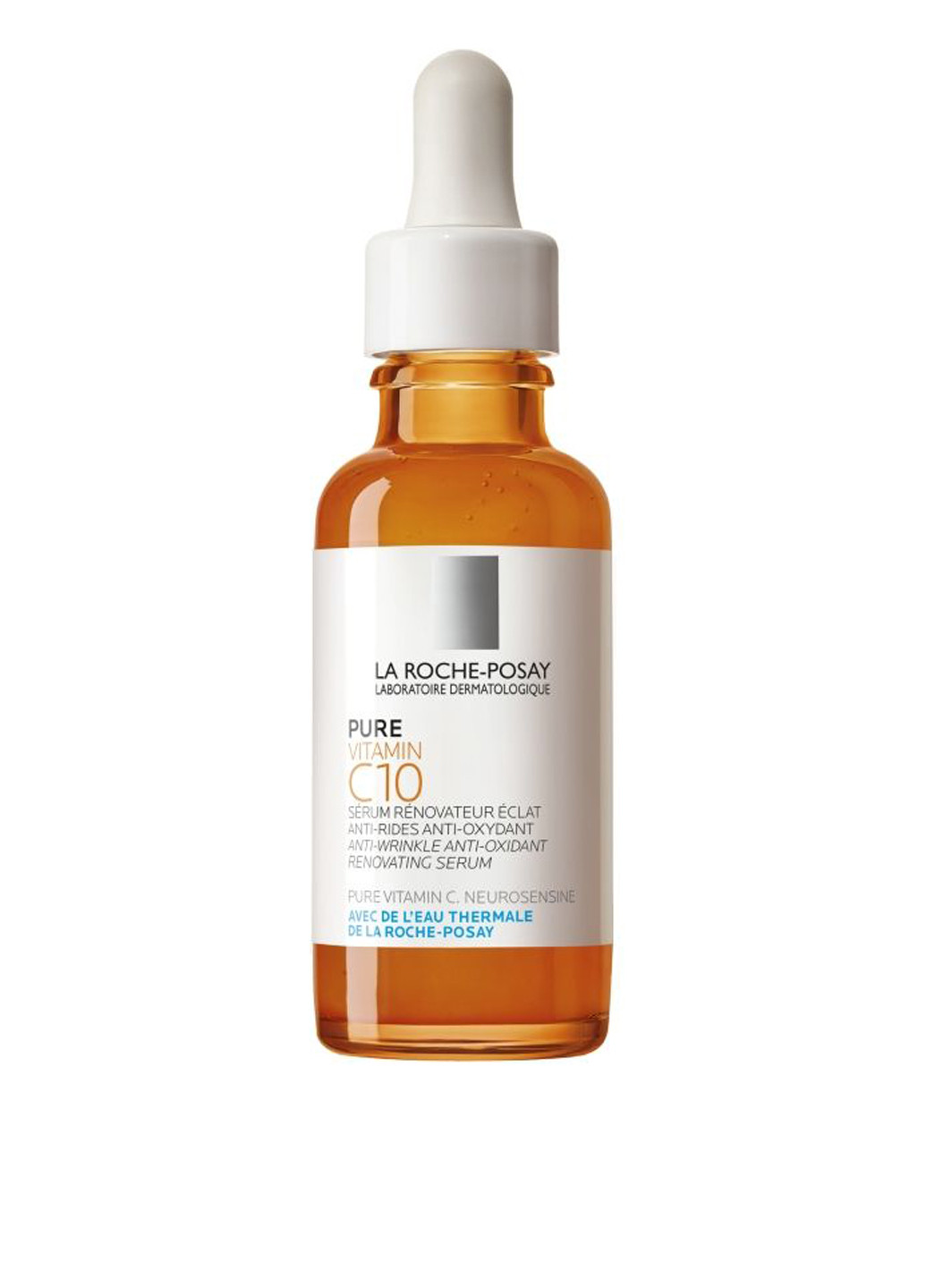 Сироватка-антиоксидант із вітаміном С проти зморшок Pure Vitamin C10, для оновлення шкіри обличчя, 30 мл La Roche-Posay (291859302)