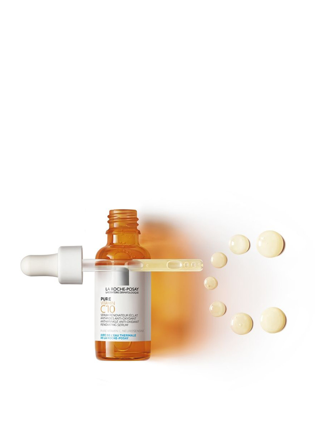 Сироватка-антиоксидант із вітаміном С проти зморшок Pure Vitamin C10, для оновлення шкіри обличчя, 30 мл La Roche-Posay (291859302)