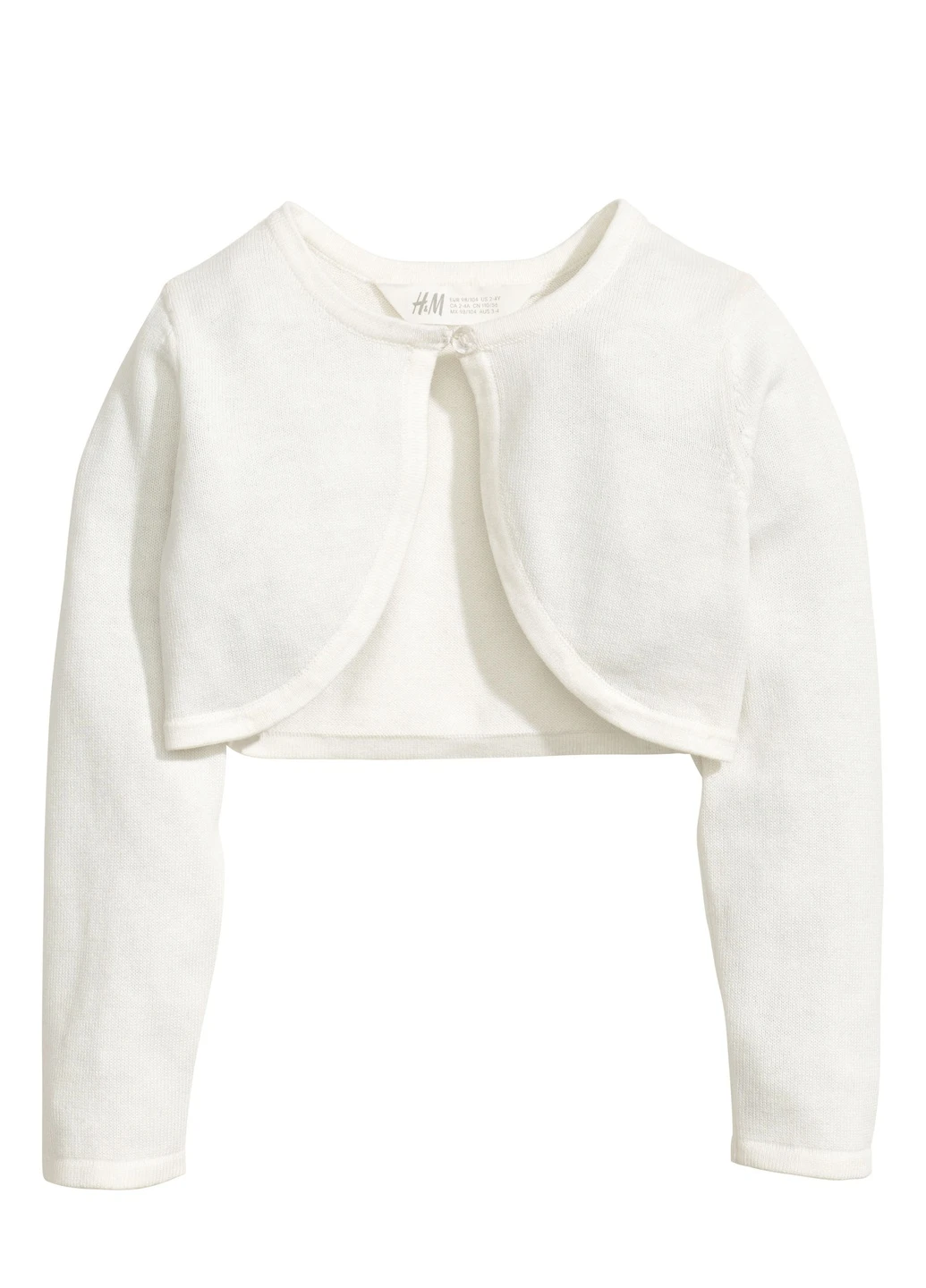 Болеро,білий, H&M (254733246)