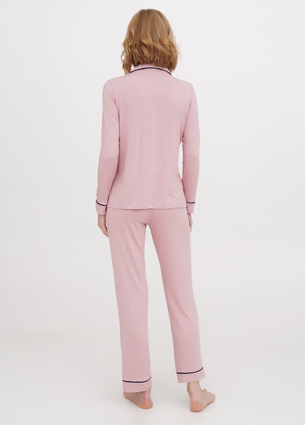 Рожева всесезон піжама (сорочка, штани) рубашка + брюки Intimates