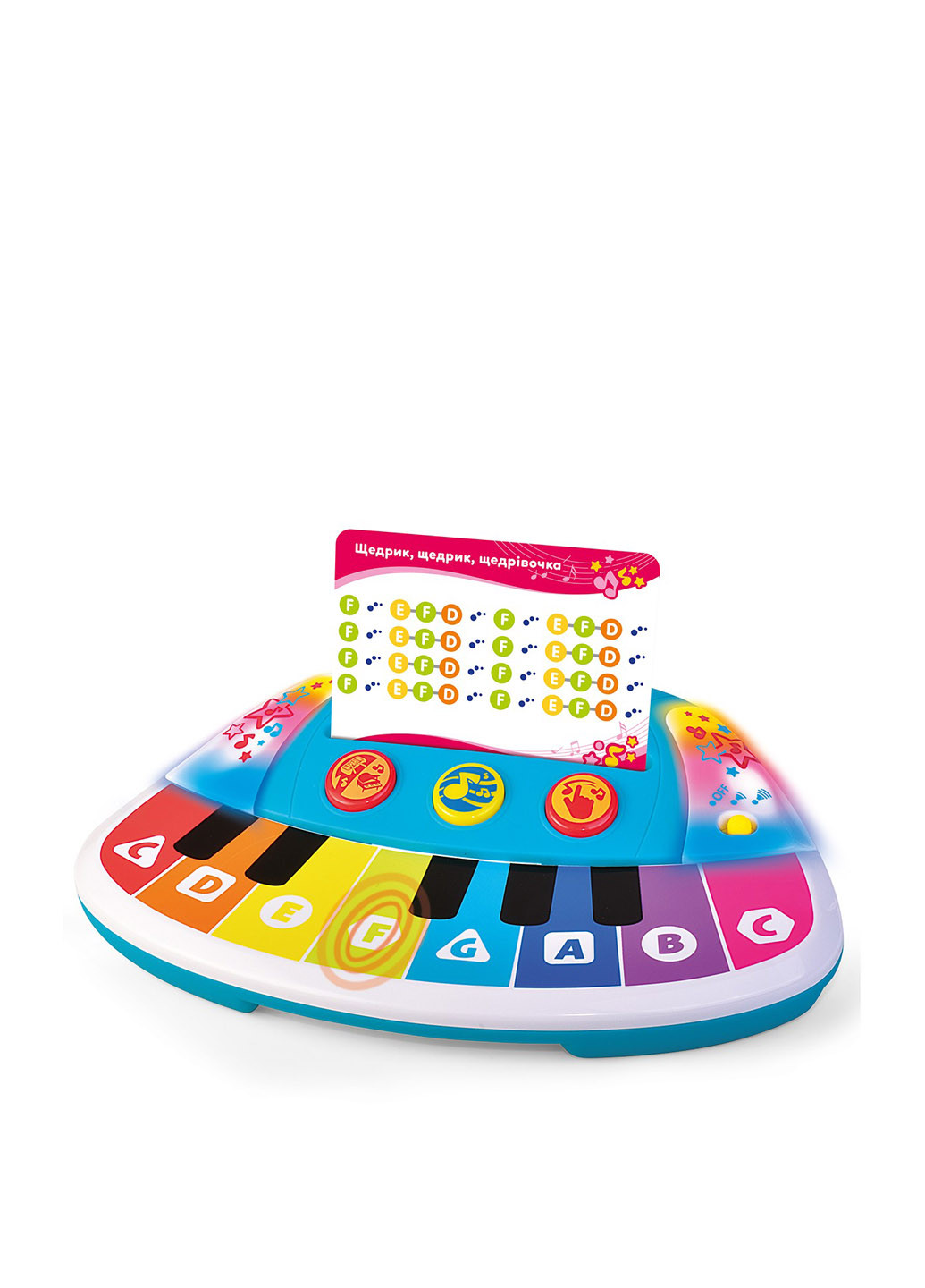 Піаніно Кольорові нотки (13 ел.) KIDDI SMART (362579676)