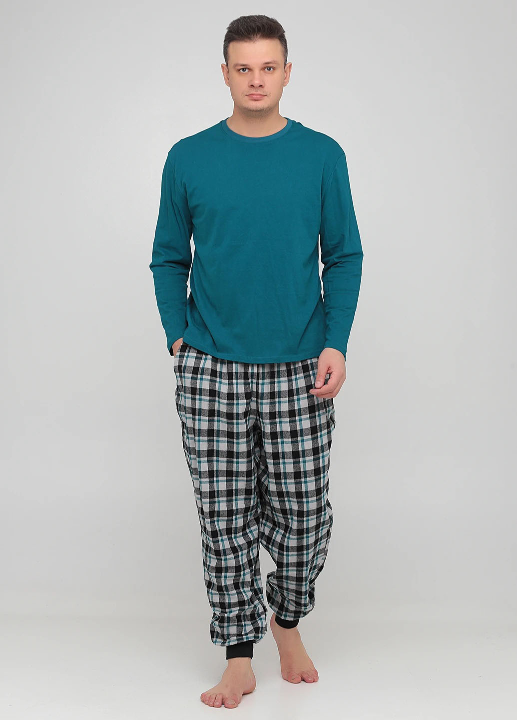 Комбинированные домашние демисезонные брюки Studio