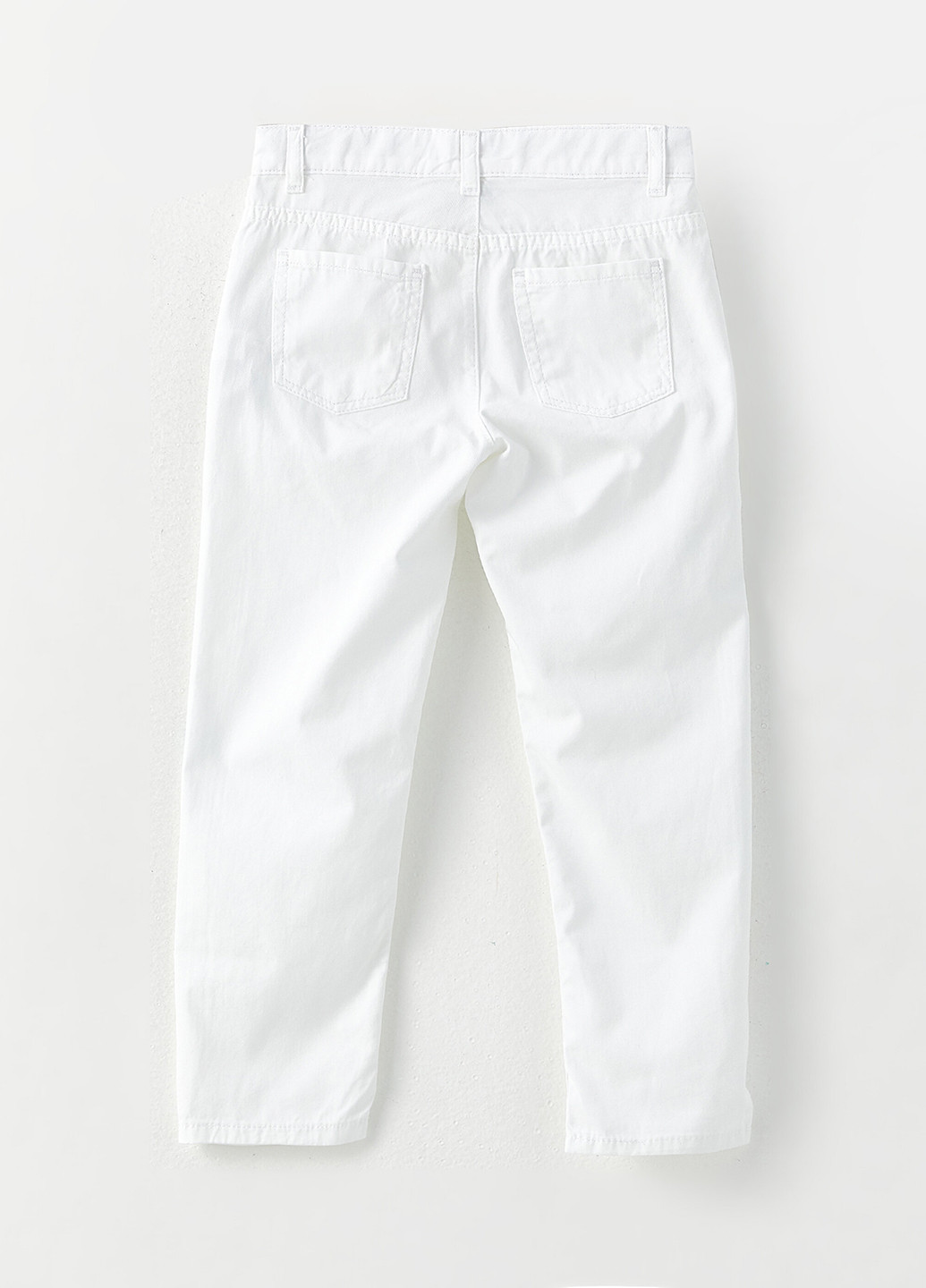 Белые джинсовые демисезонные брюки зауженные LC Waikiki