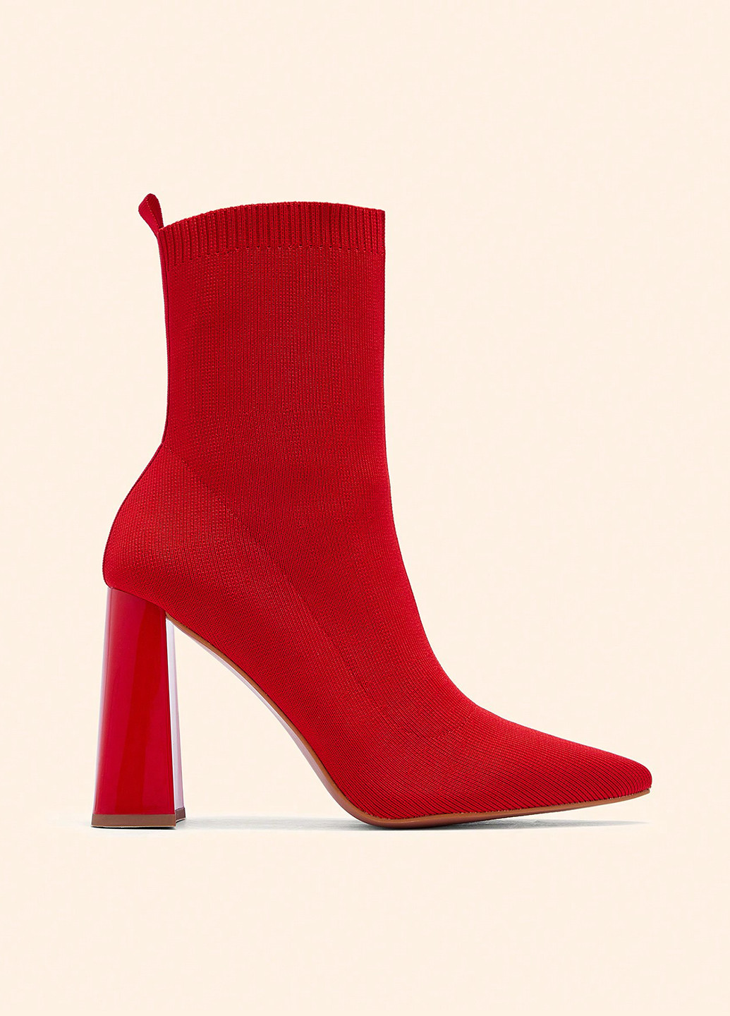 Красные демисезонная ботильоны SHEIN