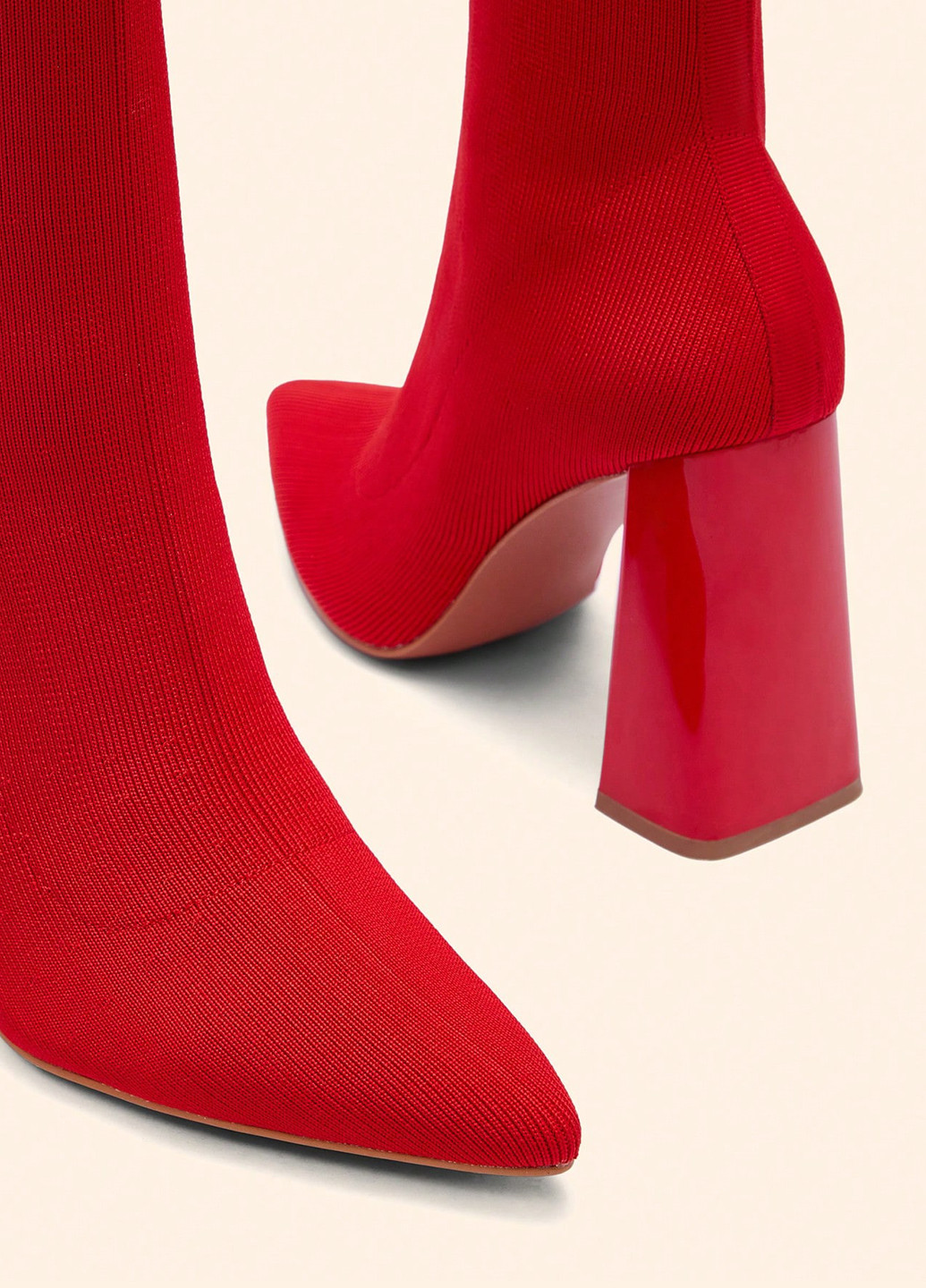 Красные демисезонная ботильоны SHEIN