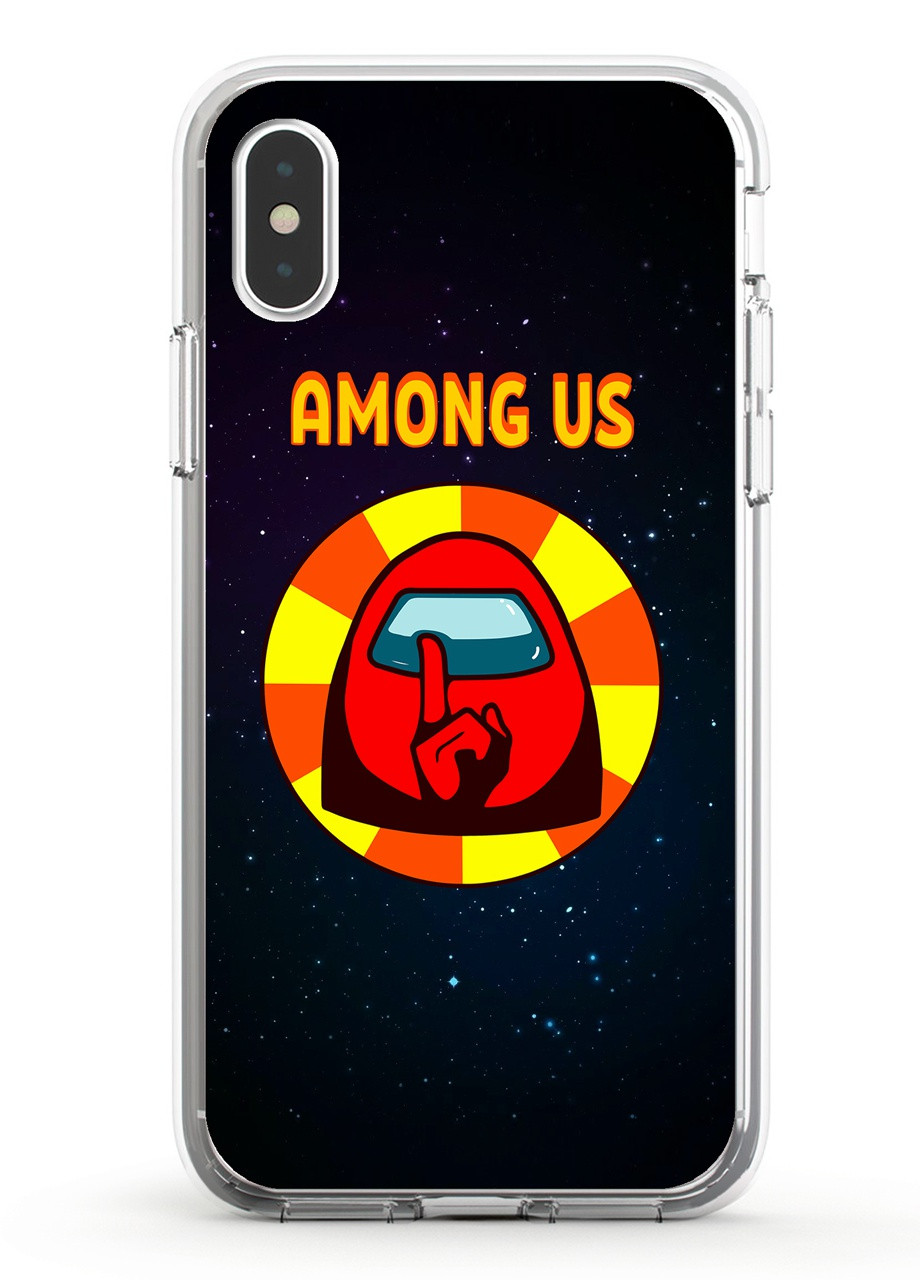 Чохол силіконовий Apple Iphone 11 Pro Max Амонг Ас Червоний (Among Us Red) (9232-2412) MobiPrint (219566206)