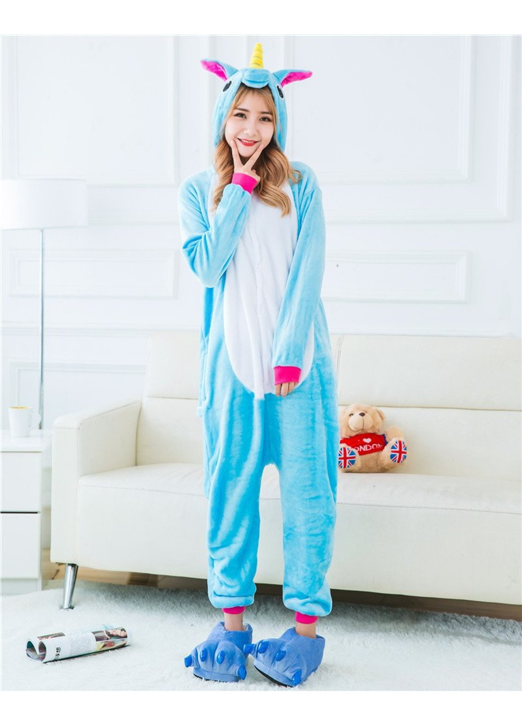 Единорог голубой Кигуруми (254917507)
