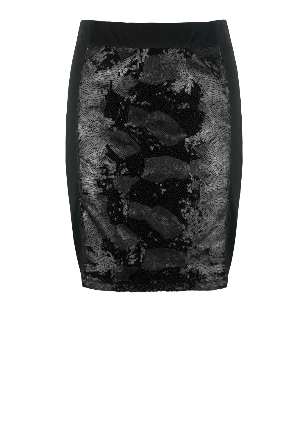 Черная вечерний однотонная юбка Ichi тюльпан, карандаш