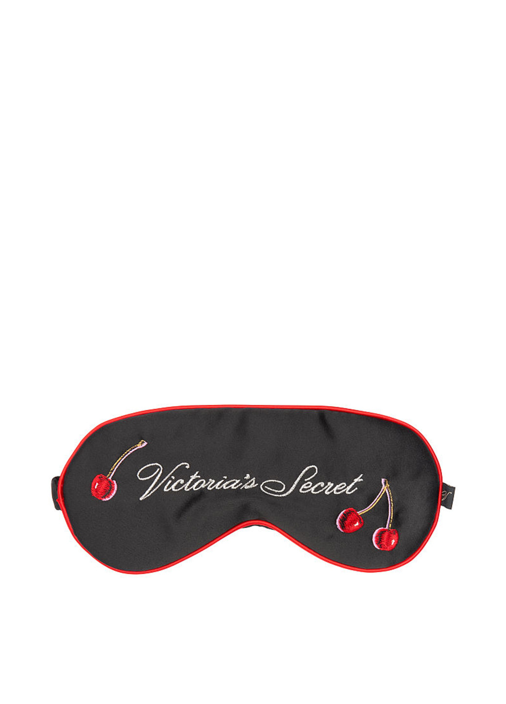 Черные набор (тапочки, маска) Victoria's Secret с мехом