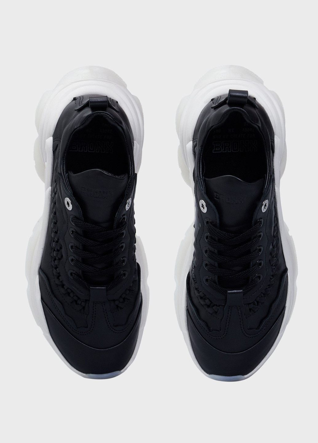 Кроссовки Bronx чёрные всесезоны (323209728)