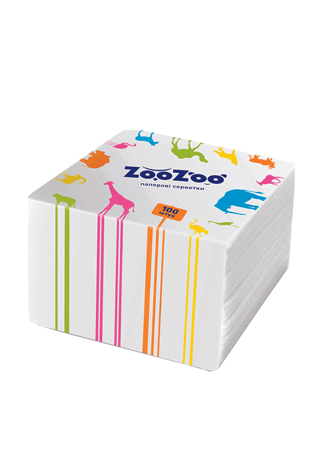 Серветки столові ZooZoo (100 шт.) Снежная Панда (184968365)
