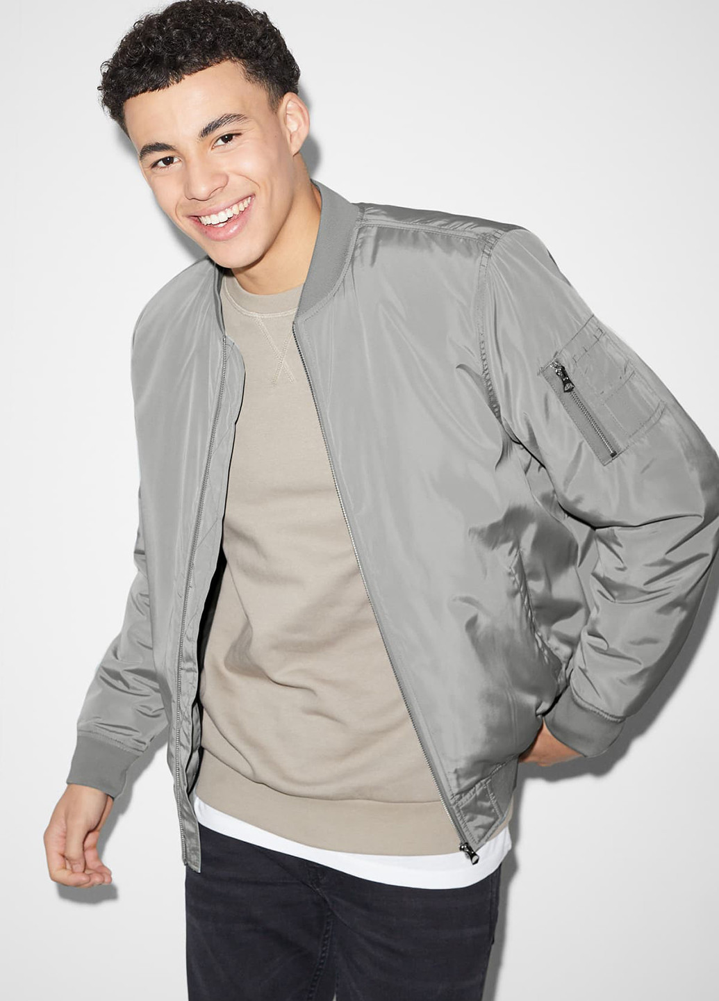 Бомбер C&A на блискавці (302787131)