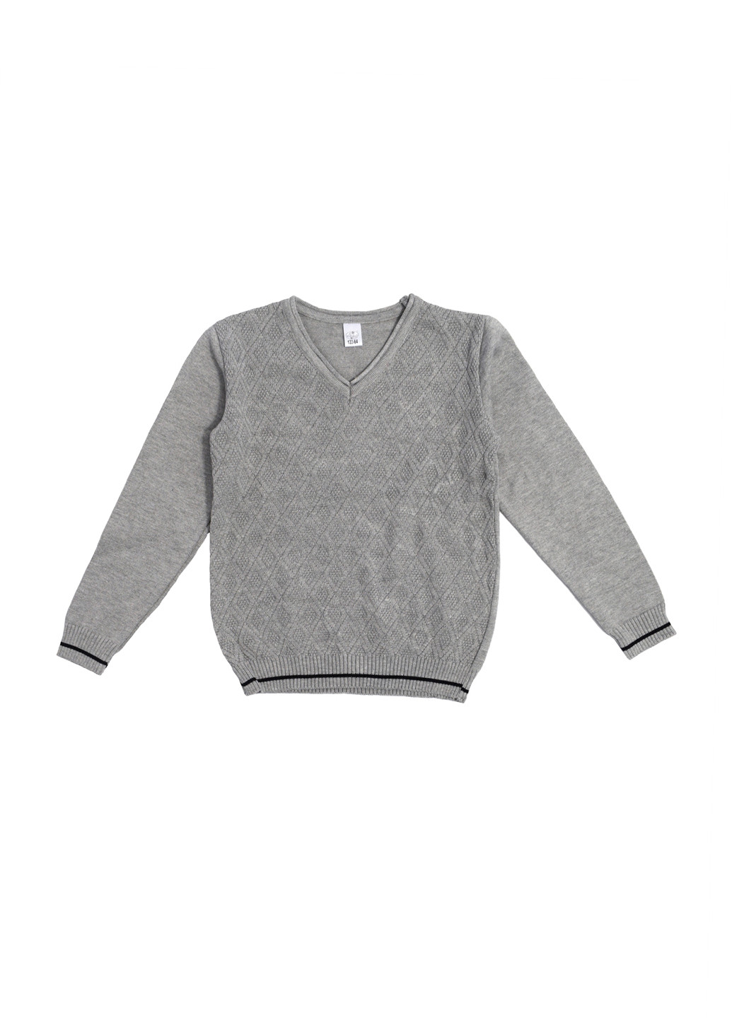 Серый демисезонный пуловер пуловер Фламинго