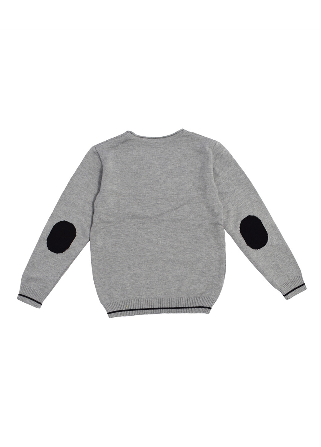 Серый демисезонный пуловер пуловер Фламинго