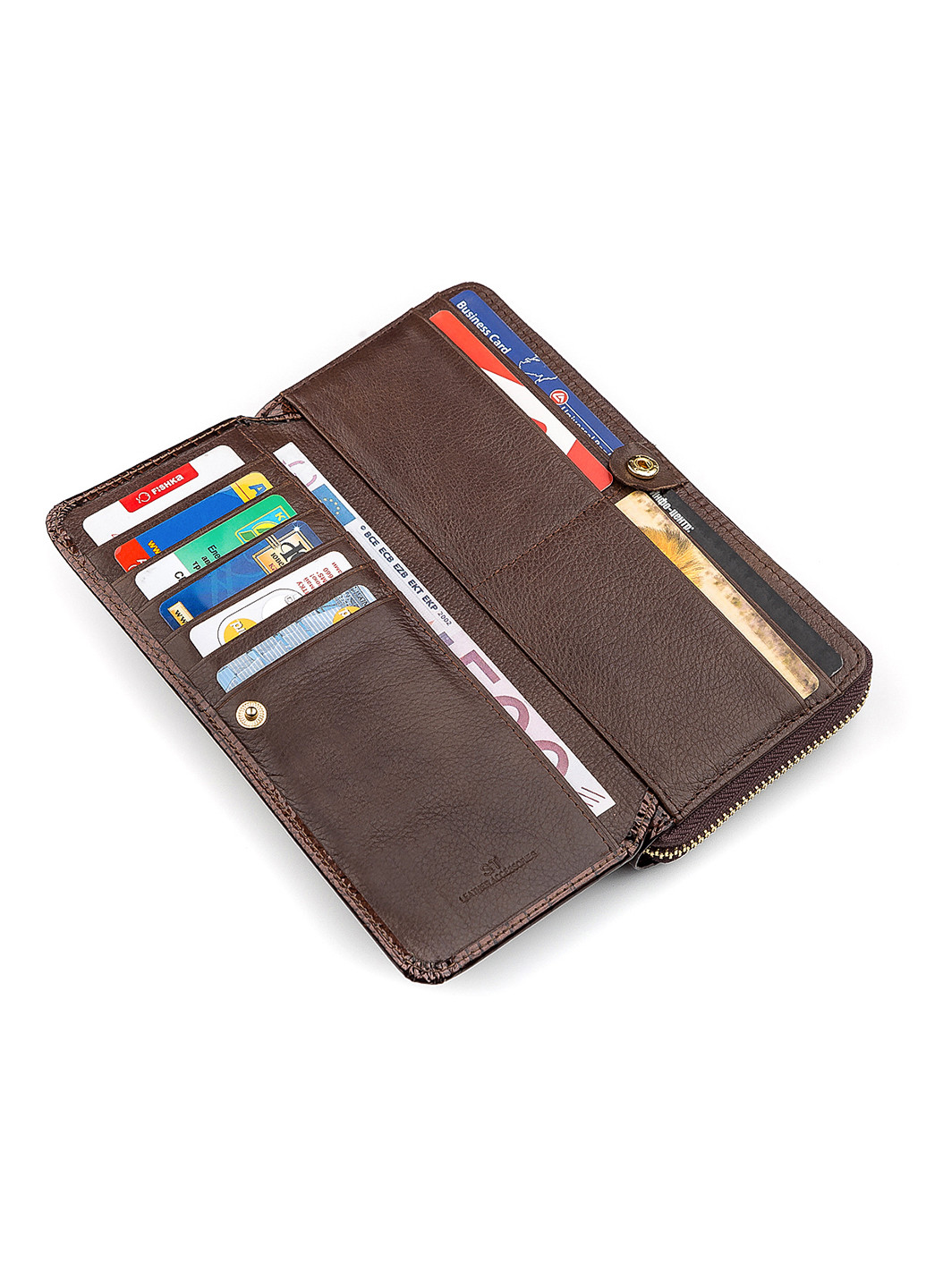 Жіночий шкіряний гаманець 20х9,5х3 см st leather (252133495)