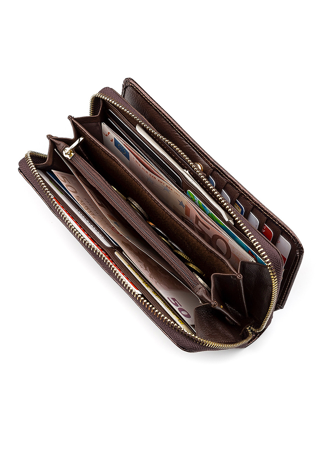 Жіночий шкіряний гаманець 20х9,5х3 см st leather (252133495)