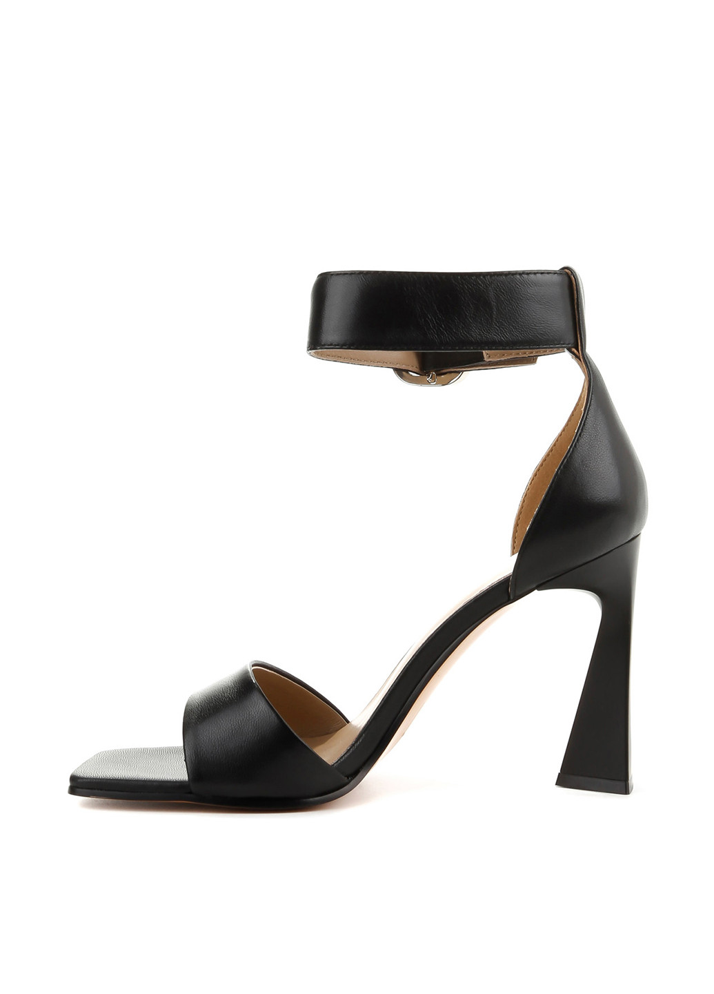 Черные боссоножки Le'BERDES с ремешком