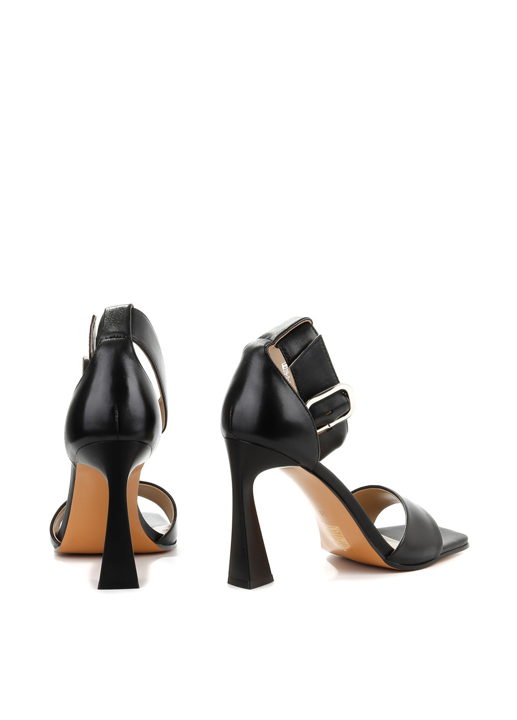 Черные боссоножки Le'BERDES с ремешком