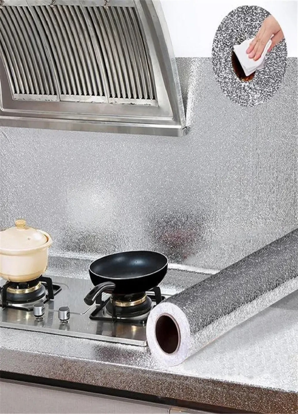 Кухонна маслостійка плівка самоклеюча для кухні 60смх3м плівка для кухонних поверхонь VTech (252999128)
