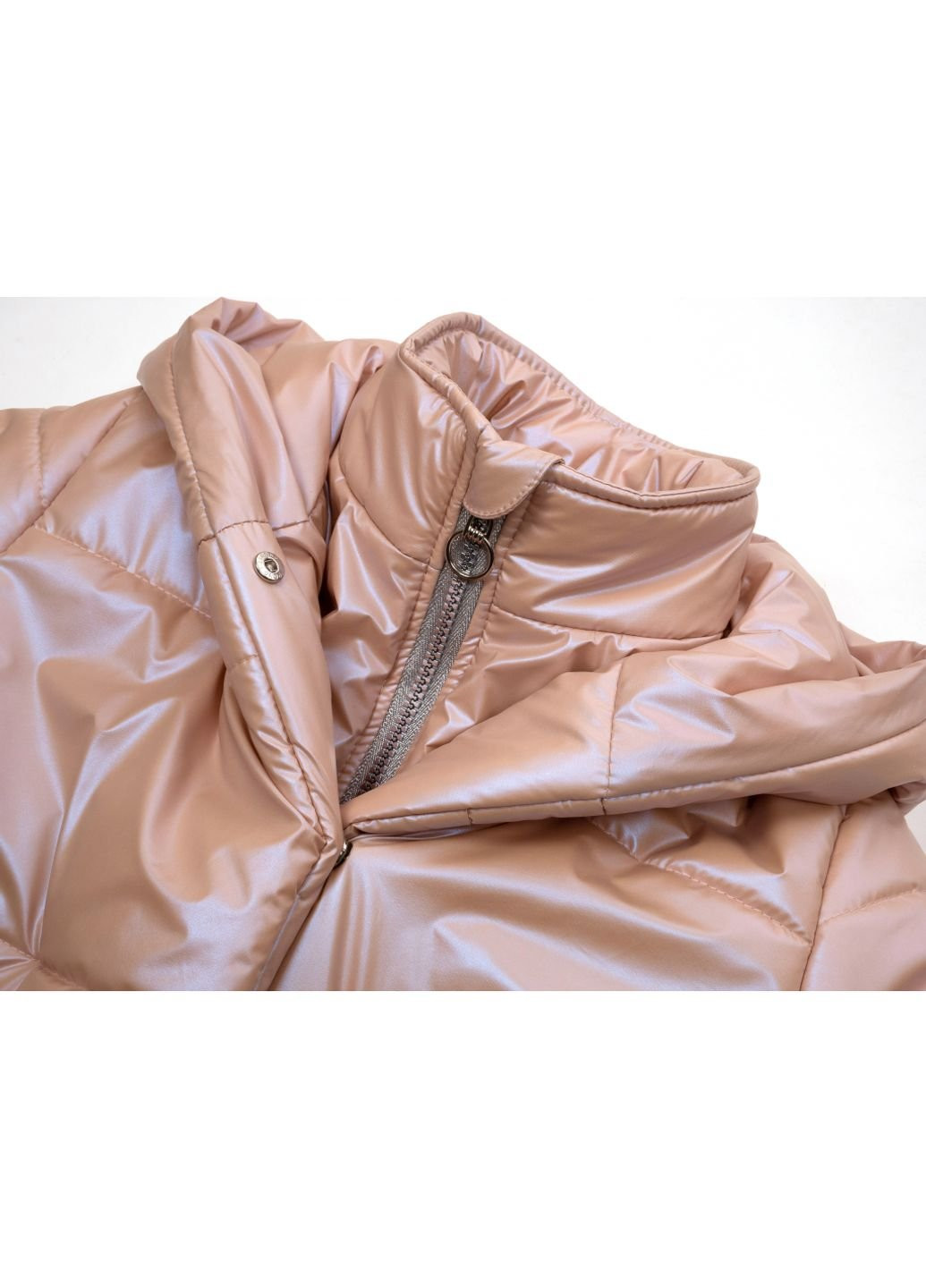 Розовая демисезонная куртка пальто "rozi" (21706-122g-pink) Brilliant