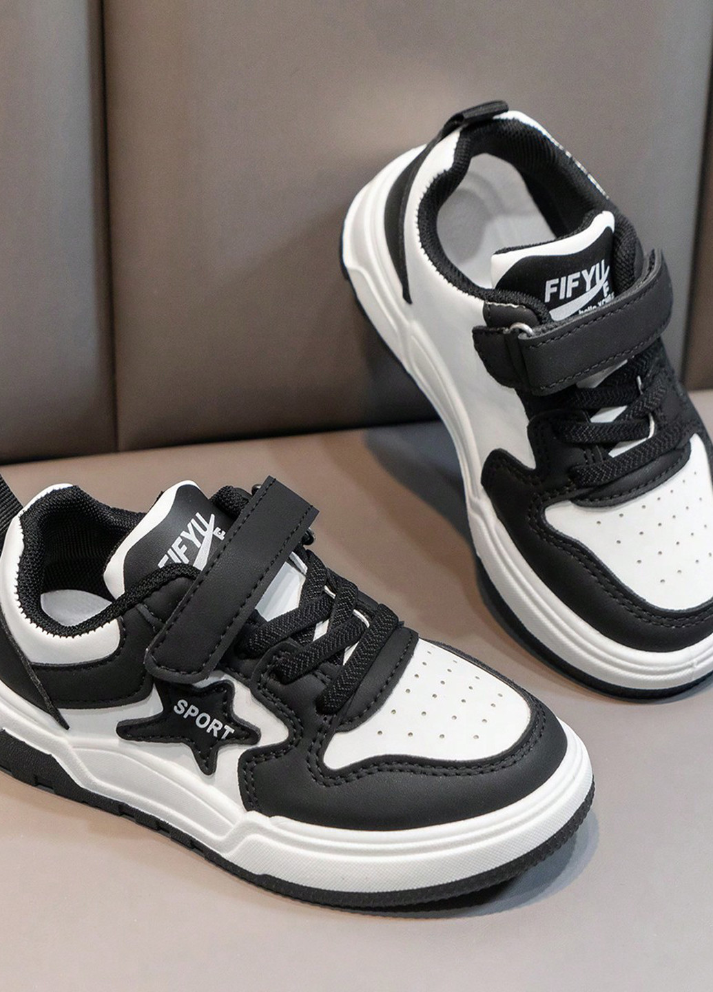 Чорно-білі Осінні кросівки SHEIN