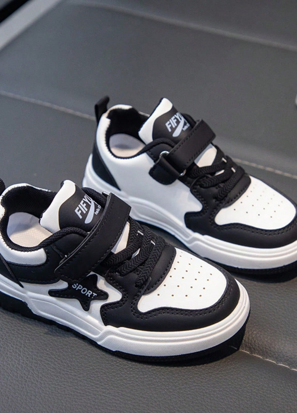 Чорно-білі Осінні кросівки SHEIN