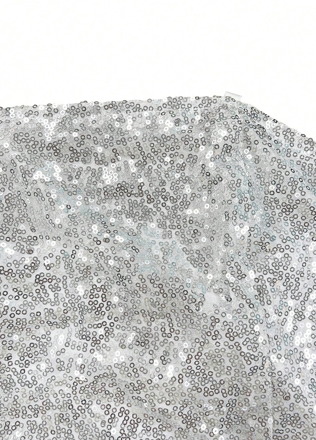 Комбинезон SHEIN комбинезон-брюки однотонный серебряный вечерний полиэстер