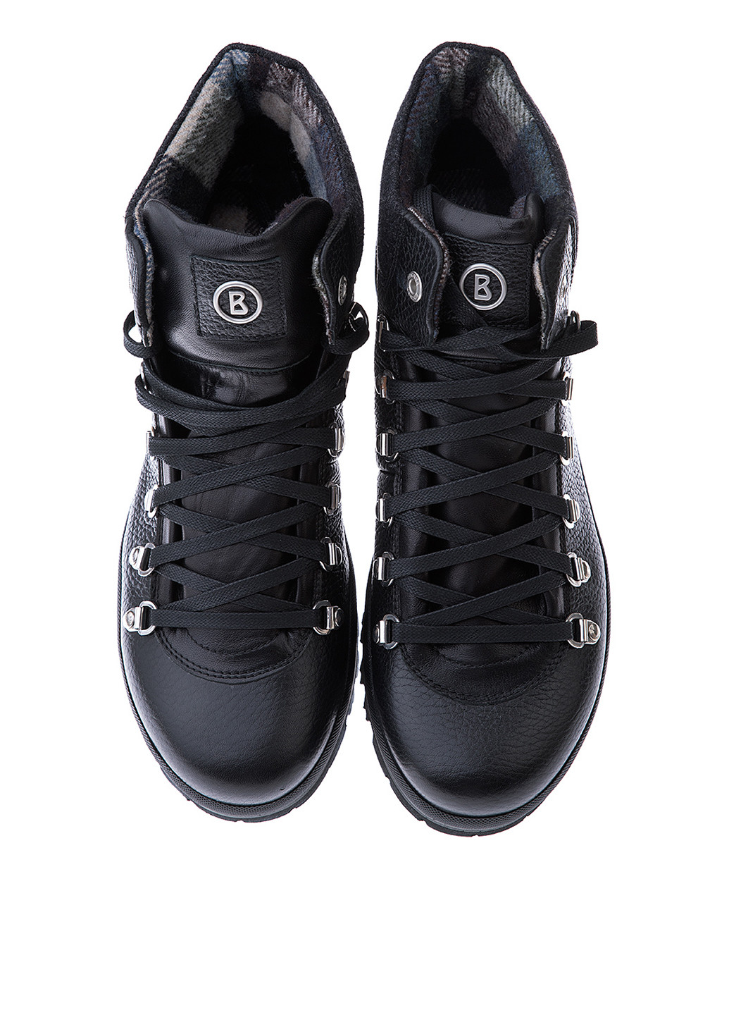 Черные осенние ботинки хайкеры Bogner
