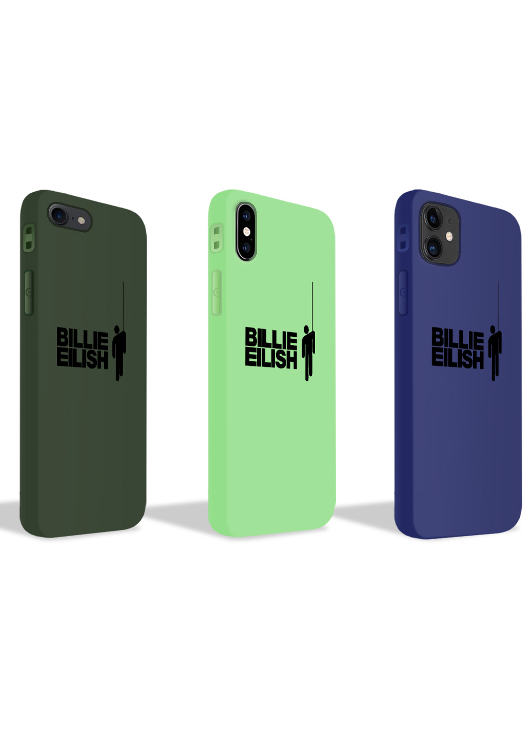 Чехол силиконовый Apple Iphone 8 Билли Айлиш (Billie Eilish) (6151-1211) MobiPrint (219778140)