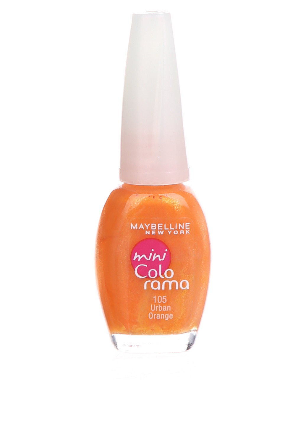 Лак для нігтів MINI COLO RAMA №105 Urban Orange, 7,5 мл Maybelline (183624800)