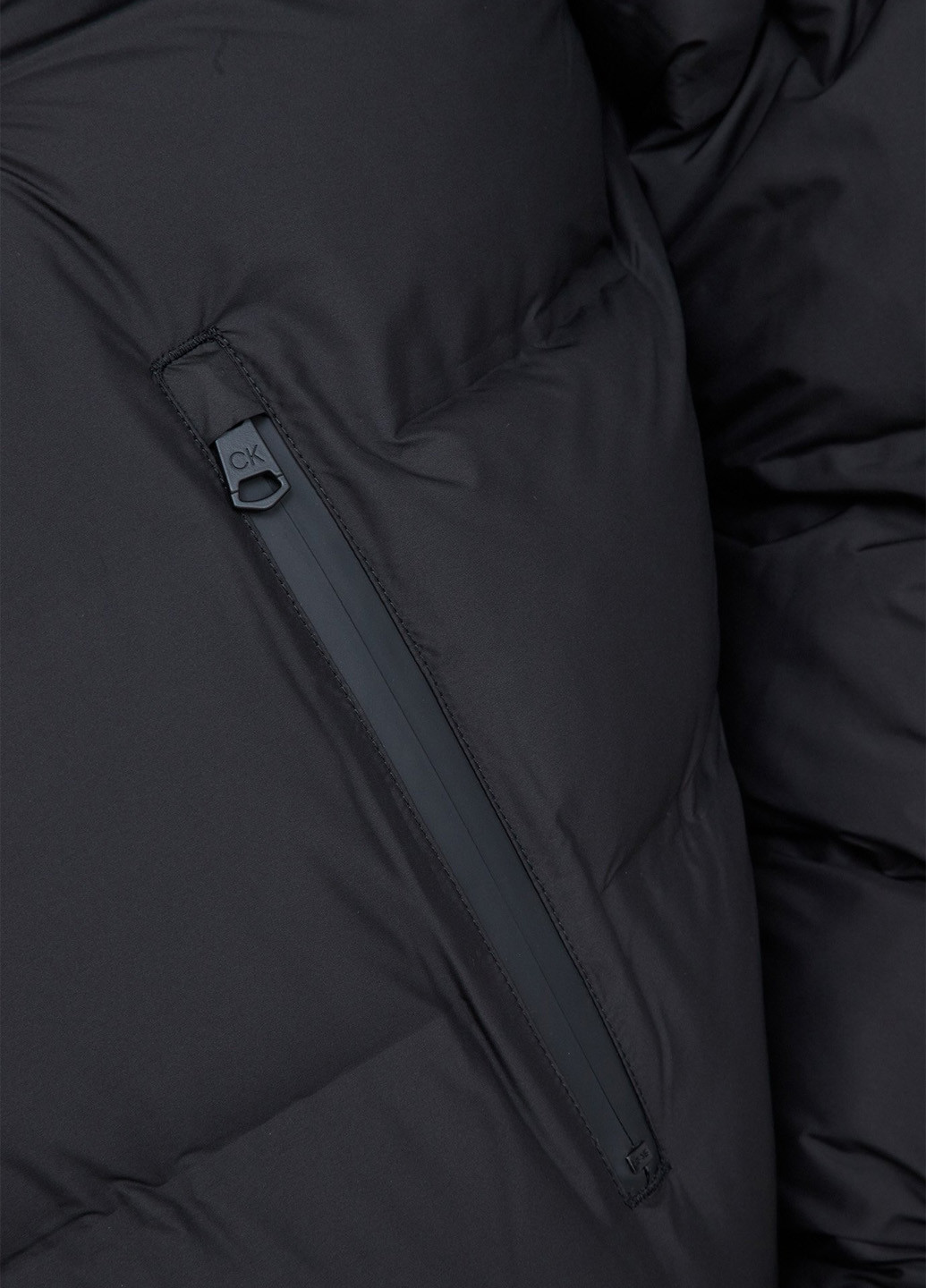 Черная зимняя куртка Calvin Klein