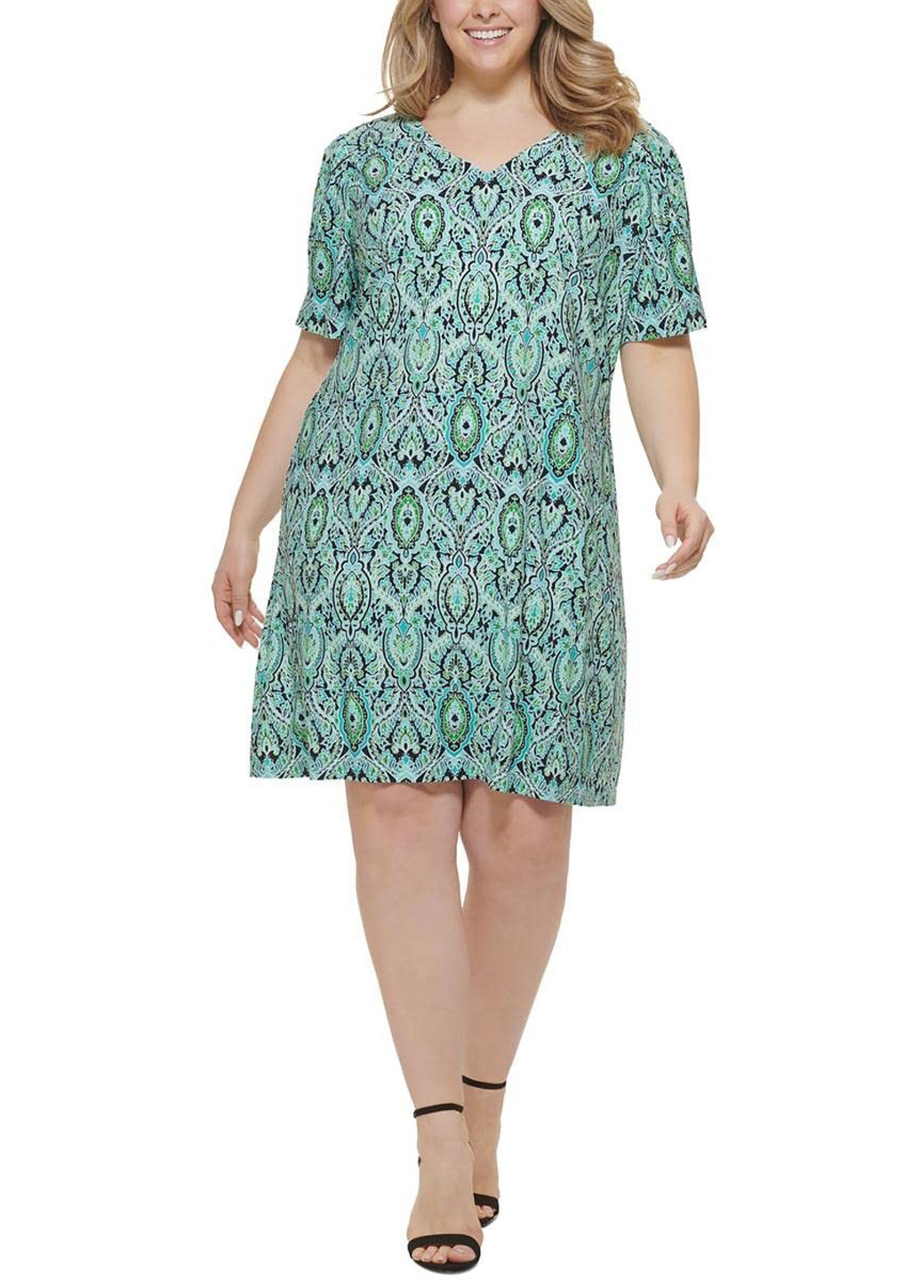 Зелена кежуал сукня Tommy Hilfiger з орнаментом